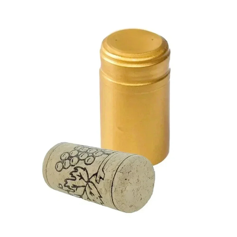 Home Brew Ohio Professional Wine Cork-PVC Package (Gold)